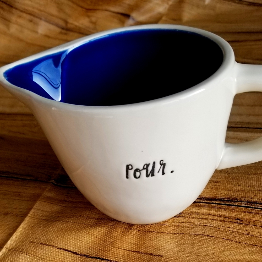 Rae Dunn Pour Blue Indigo Artisan Collection